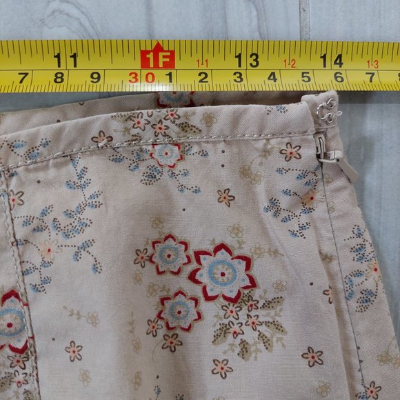 Jacob Annexe Chic Wild Floral Prairie Cotton French Style Skirt, Size 3/4 - Picture 3 of 5